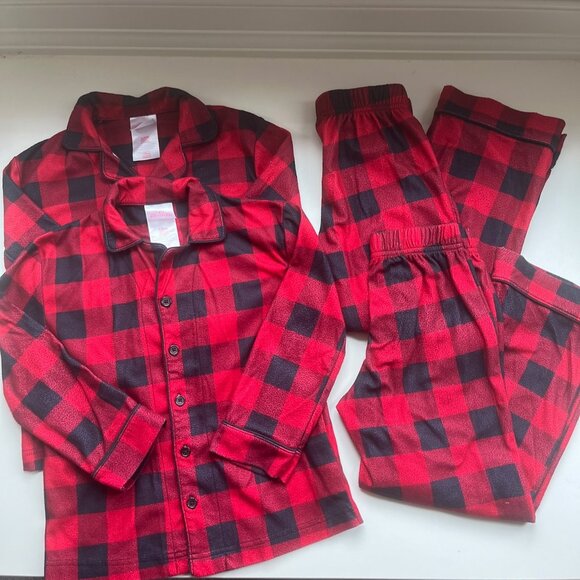 Red Buffalo Plaid Pajamas Size 5 - Picture 1 of 8
